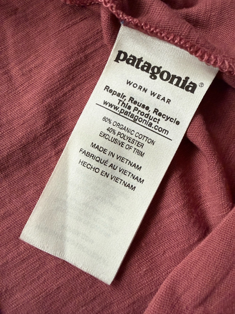 Patagonia Mainstay Long Sleeve Shirt Potters Red Women’s Size Medium - Picture 6 of 9
